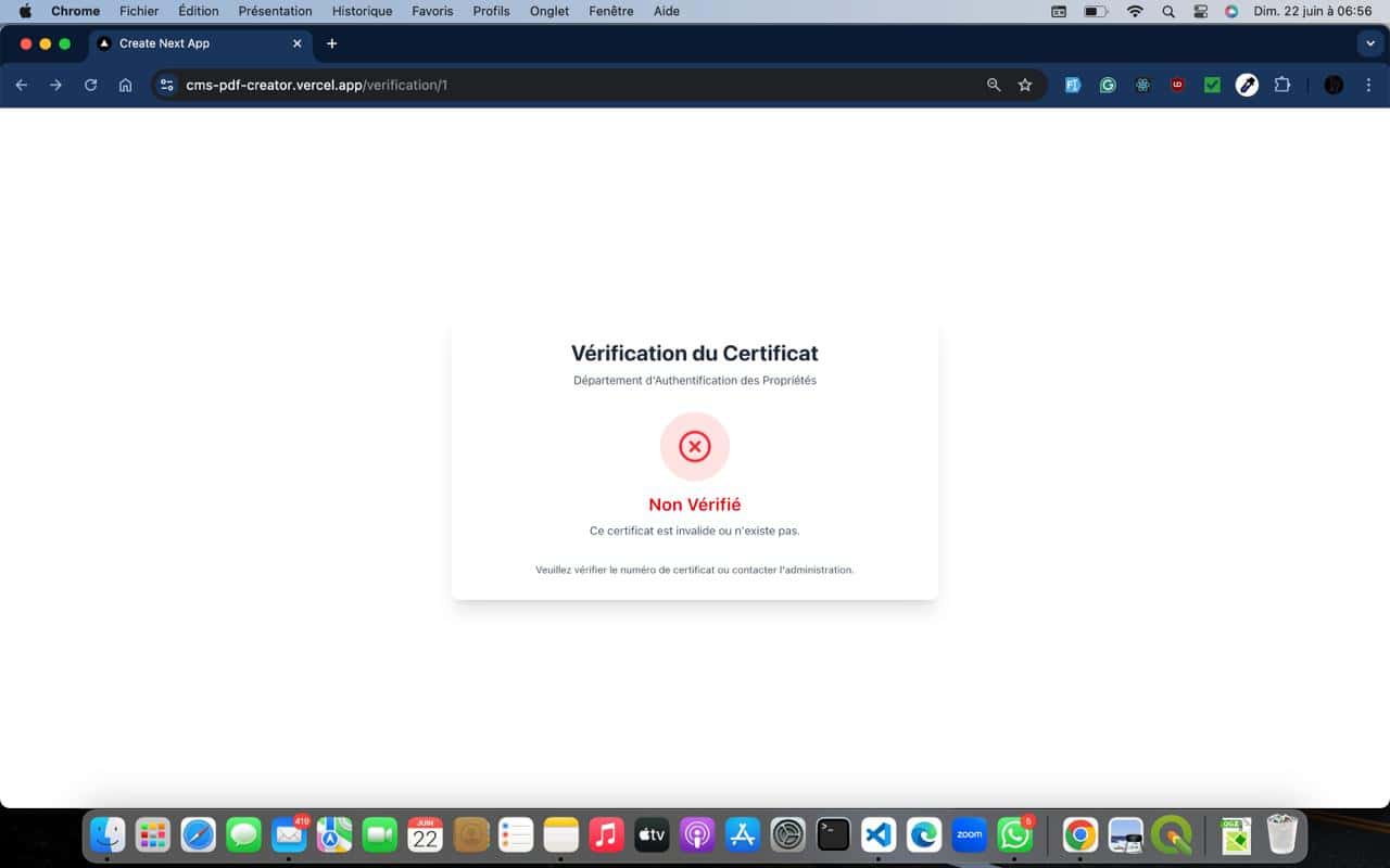 Vue d'une correction ou d'une anomalie dans les données